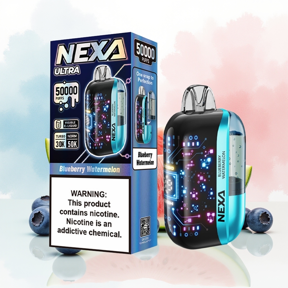 NEXA Ultra 50000 Puffs 20ml 5% Mėlynųjų serbentų arbūzas Wholesale Lithuania