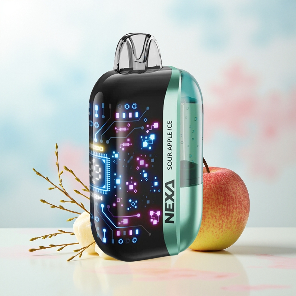 NEXA Ultra 50000 Puffs 20ml 5% Rūgštaus Obuolio Ledas Wholesale Lithuania