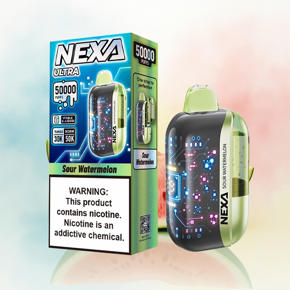 NEXA Ultra 50000 Puffs 20ml 5% Rūgšti Vandyns Lithuania Wholesale