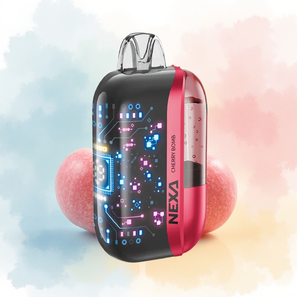 NEXA Ultra 50000 Puffs 20ml 5% Vyšnia Bomp Didmeninė Lietuva