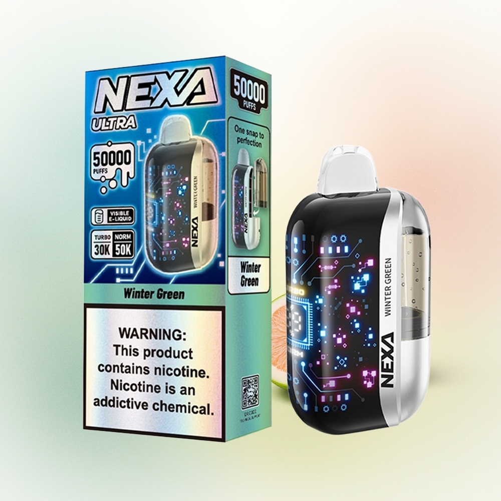 NEXA Ultra 50000 Puffs 20ml 5% žalią žiemą Wholesale Lithuania