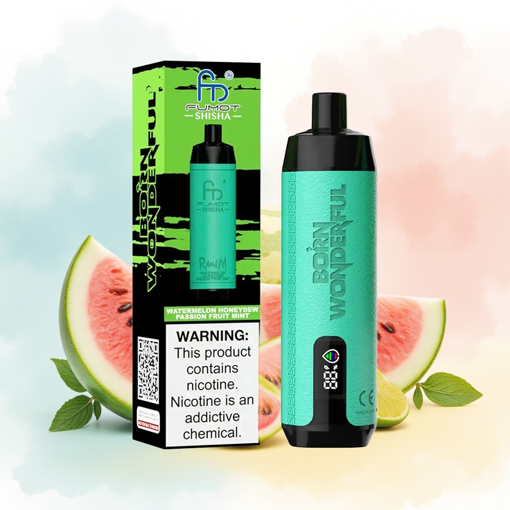 RandM Fumot Shisha 10000 Pūkštelių 18ml Prefilled e-liquid Arbūzas Medūsionis Didžiūžis Mėta Wholesale Lithuania