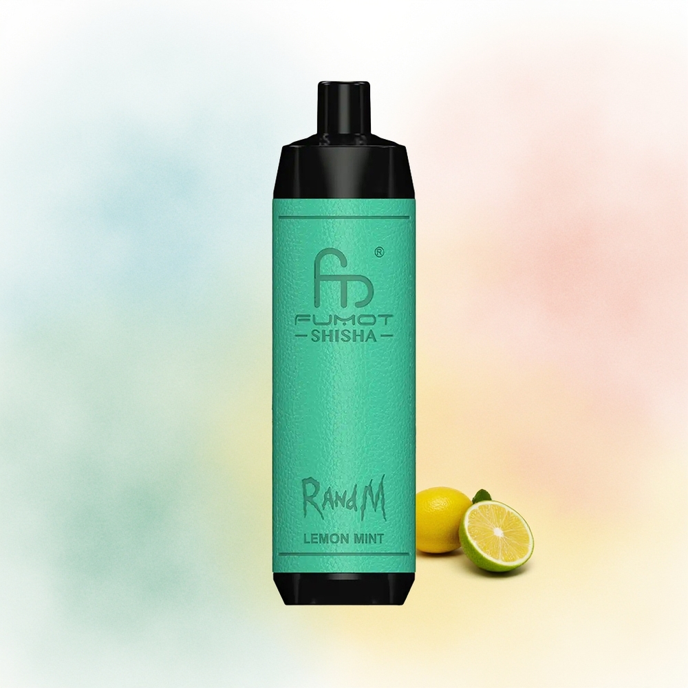 RandM Fumot Shisha 10000 Puffs 18ml Citrinų Mėta Wholesale Lithuania