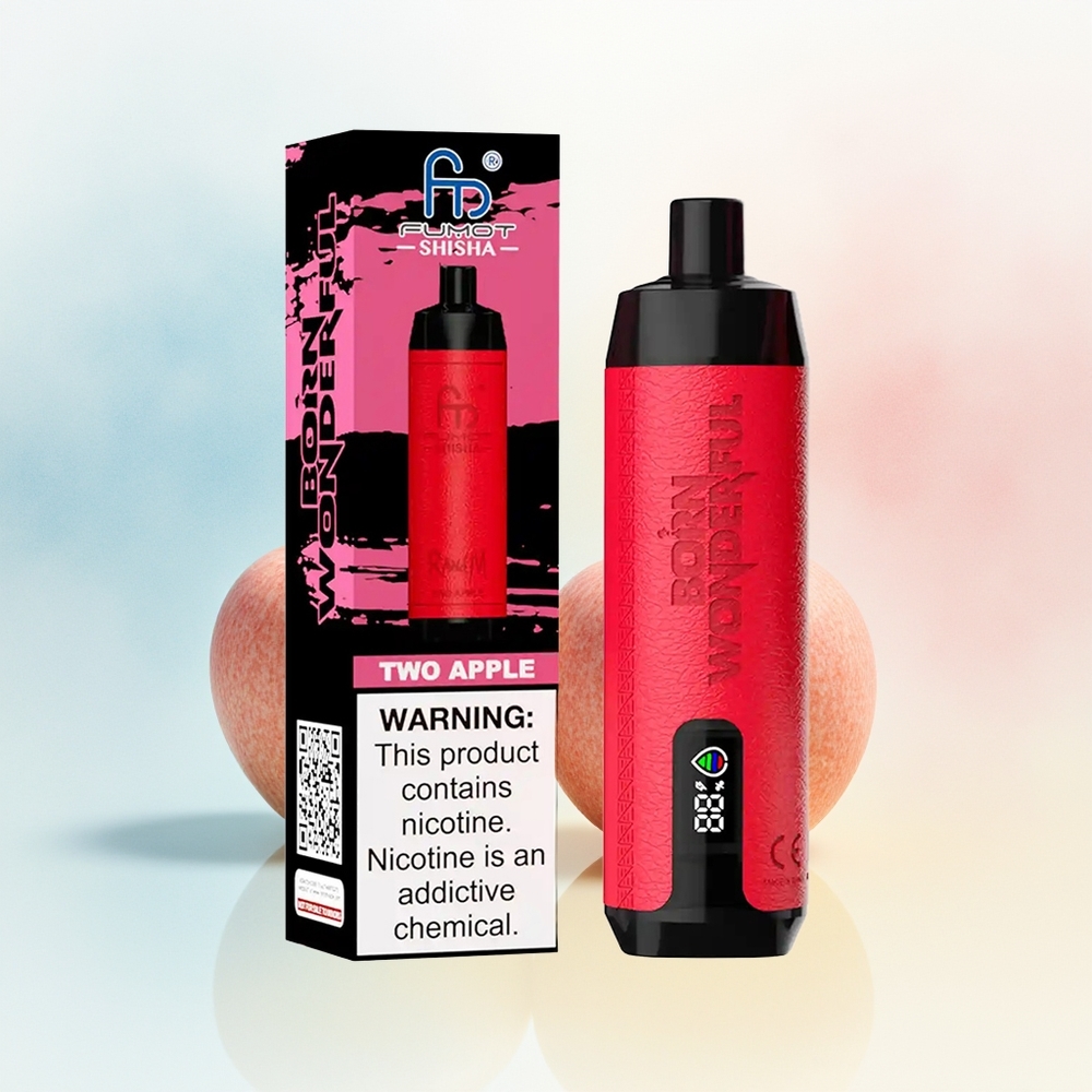 RandM Fumot Shisha 10000 Puffs 18ml Dviejų Obuolių Wholesale Lithuania