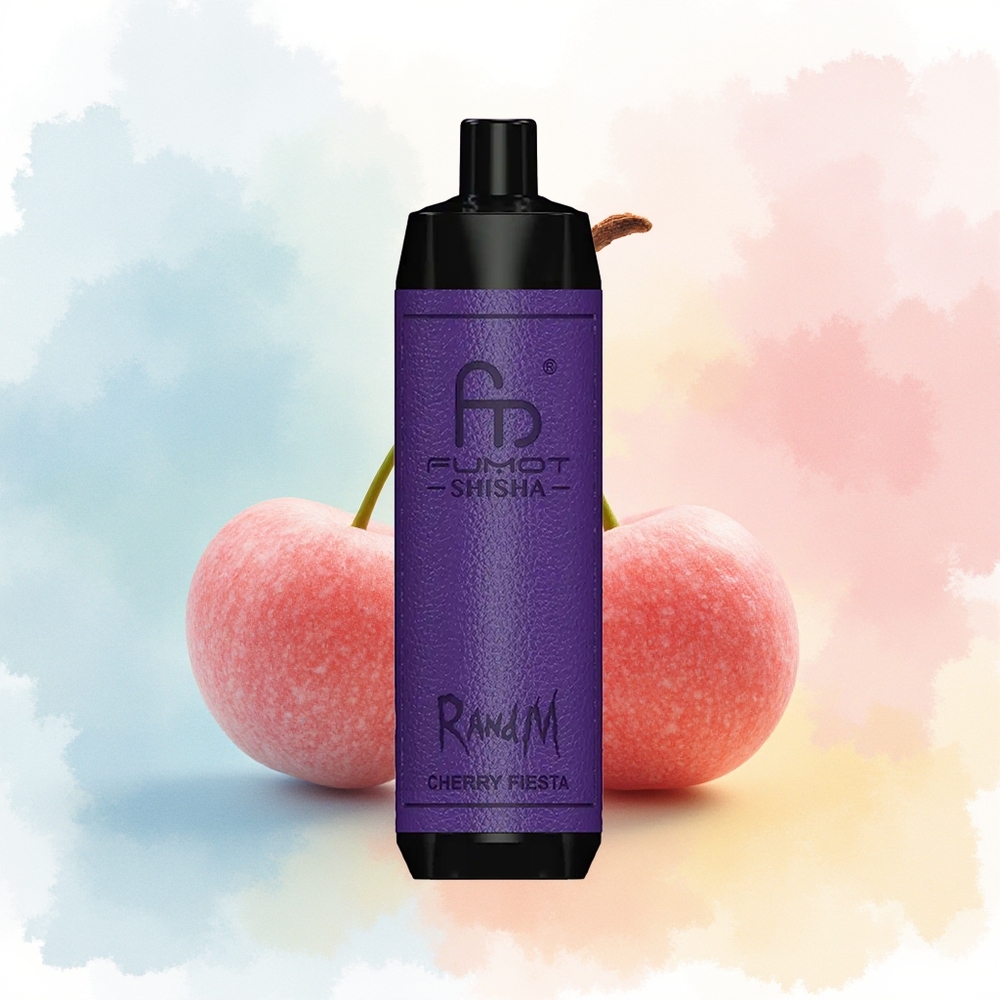 RandM Fumot Shisha 10000 Puffs 18ml LED Uogų Šventė Wholesale Lithuania