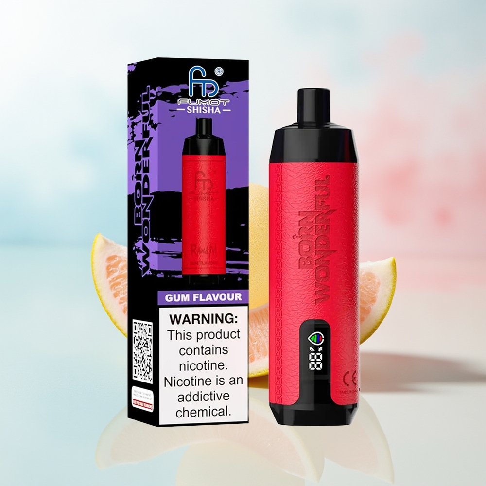 RandM Fumot Shisha 10000 Puffs 18ml Prefilled Chewing Gum Skonis Didmeninė Lietuva
