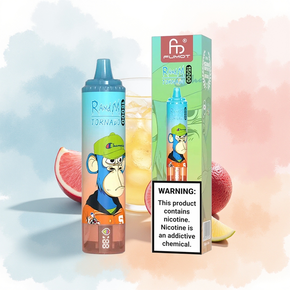 RandM Fumot Tornado 15000 Puffs 25ml Cherry Cola Didmeninė Lietuva