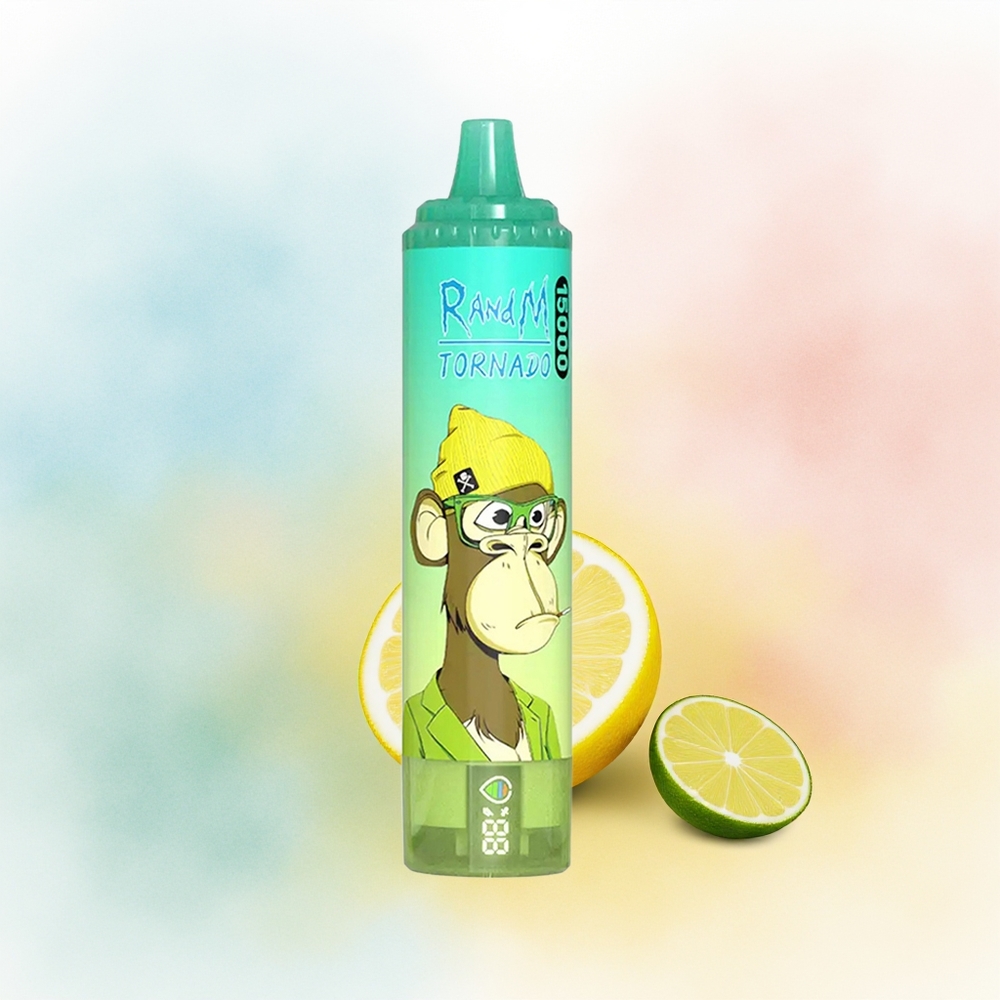 RandM Fumot Tornado 15000 Puffs 25ml Citrinų Lime'as Wholesale Lithuania
