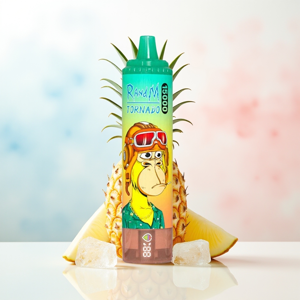 RandM Fumot Tornado 15000 Puffs 25ml Pineapple Ice Wholesale Lithuania
