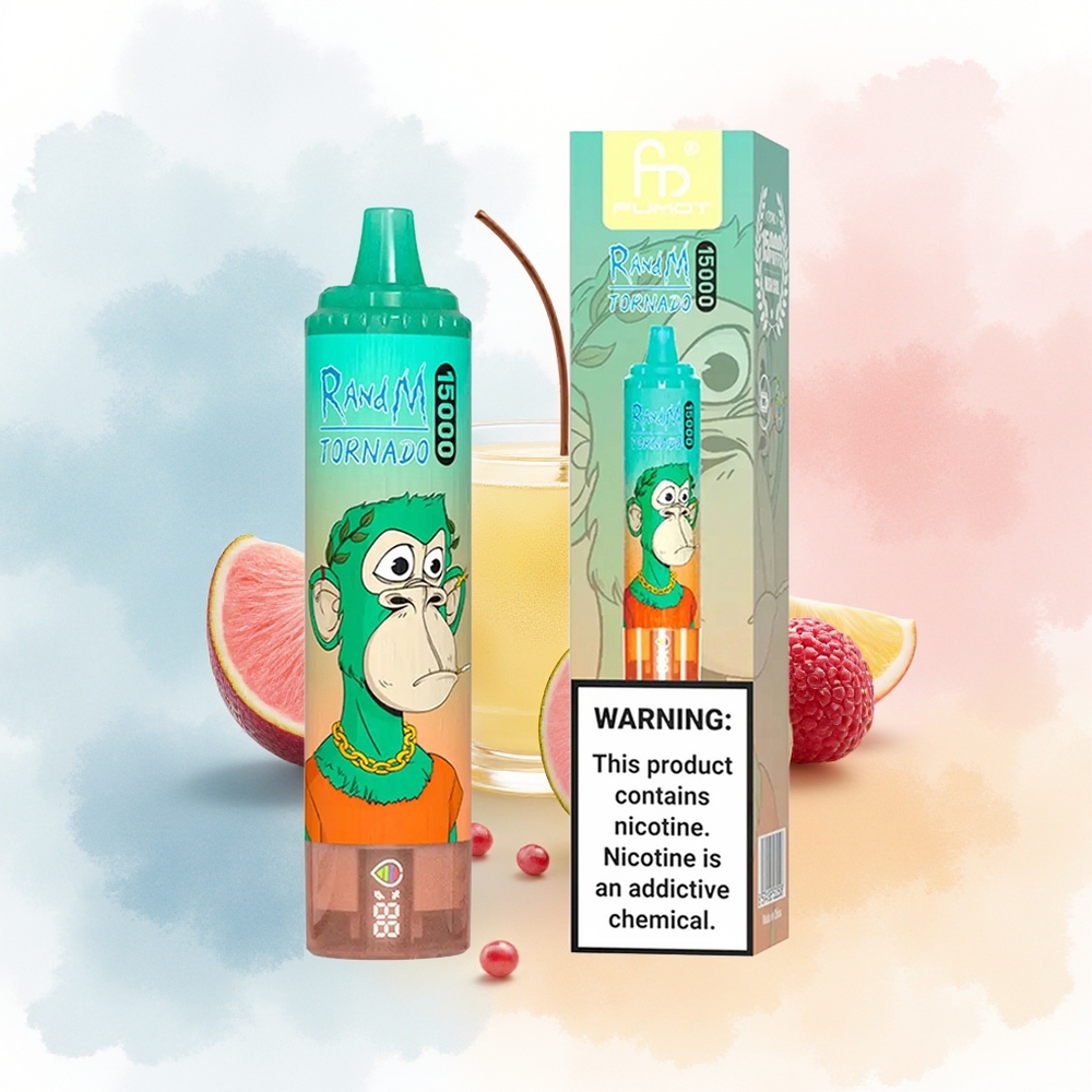 RandM Fumot Tornado 15000 Puffs 25ml Triple Uogų Didmeninė Lietuva
