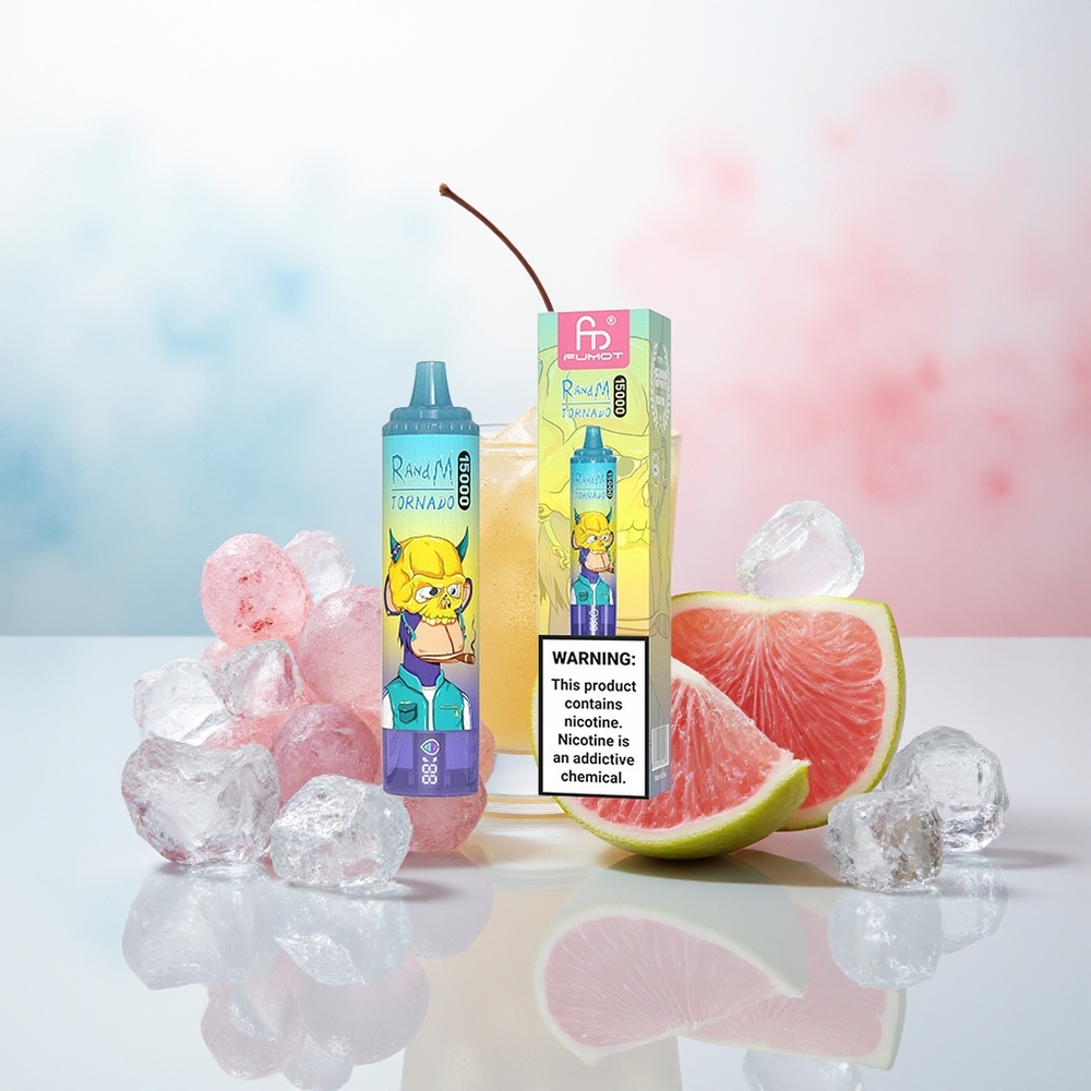 RandM Fumot Tornado 15000 Puffs 25ml Vynuogių Ledas Wholesale Lithuania