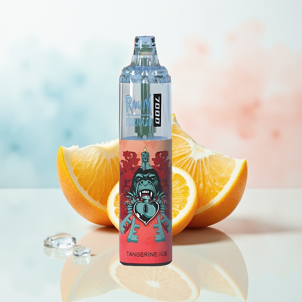 RandM Fumot Tornado 7000 14ML Tangerinų Ledas Wholesale Lithuania