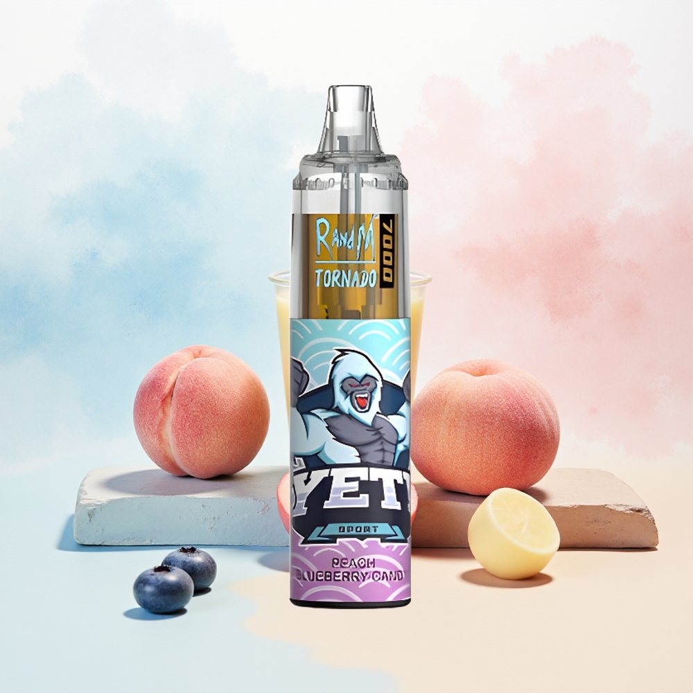 RandM Fumot Tornado 7000 Puffs 14ML RGB Žaliosios Mėlynės Skanėstas Wholesale Lithuania