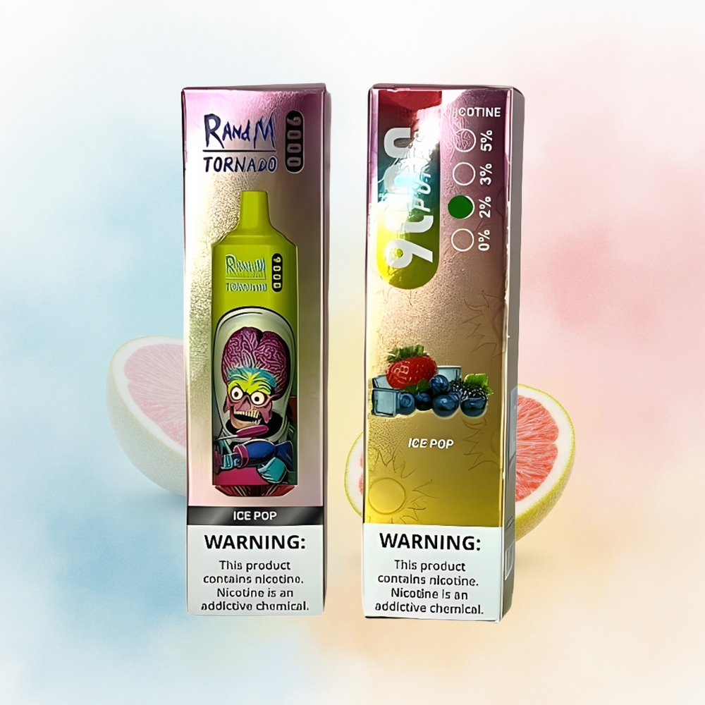 RandM Fumot Tornado 9000 Puffs 18 mL Ledas Pop Wholesale Lithuania