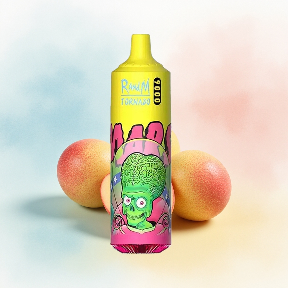 RandM Fumot Tornado 9000 Puffs 18 mL Mango Triple Lietuva Didmenine Preke