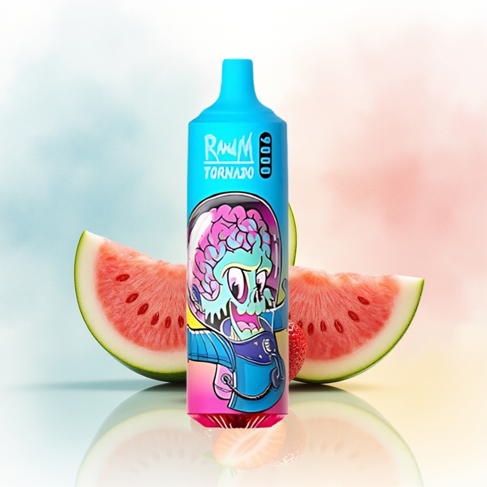 RandM Fumot Tornado 9000 Puffs 18 mL Prime Braškų Arbūzas Wholesale Lithuania