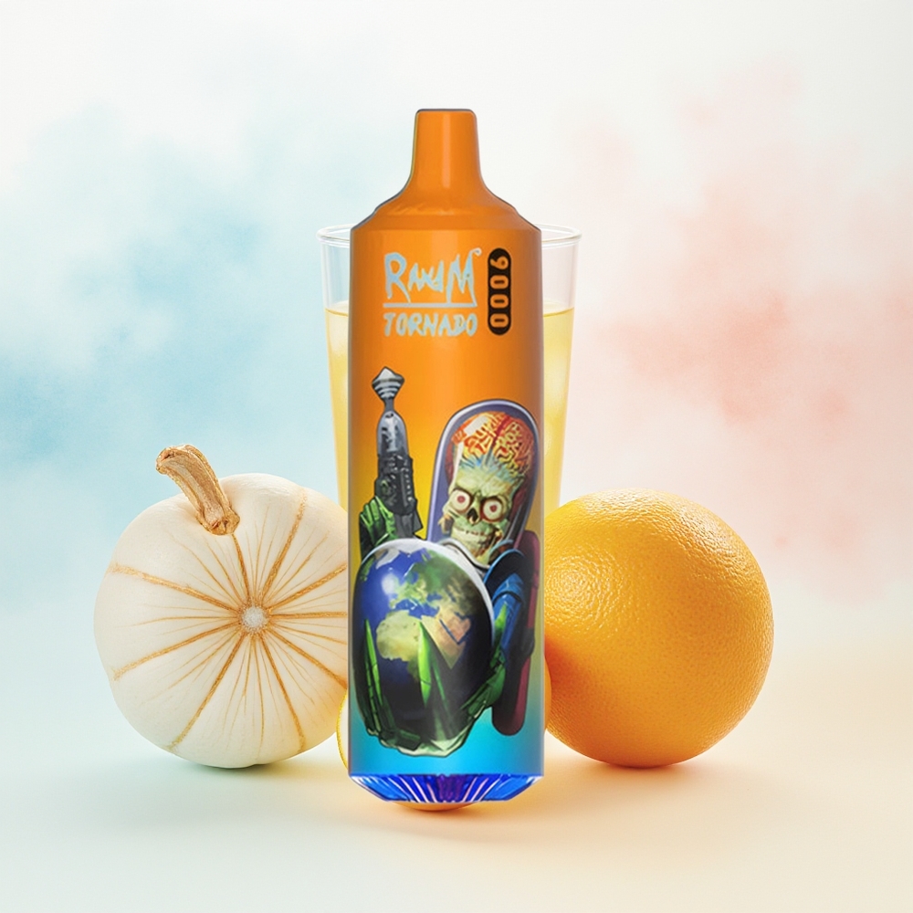 RandM Fumot Tornado 9000 Puffs 18 mL RGB Oranžinė Soda Wholesale Lithuania