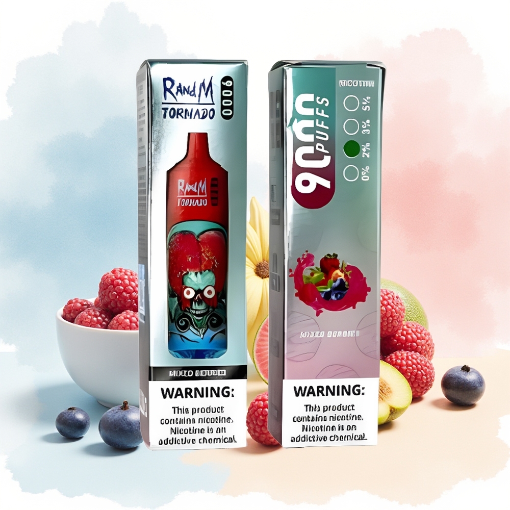 RandM Fumot Tornado 9000 Puffs 850 mAh Mėlynųjų Uogų Mišinys Wholesale Lithuania
