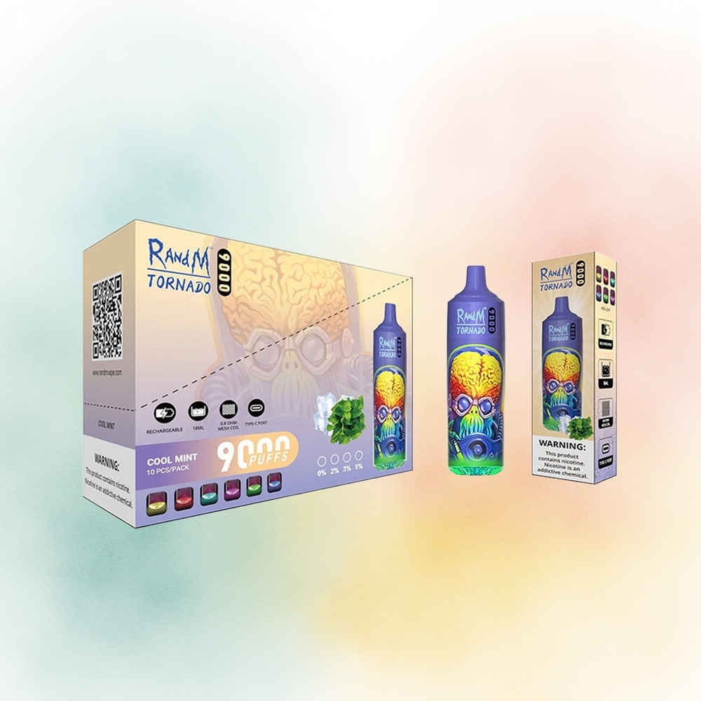 RandM Fumot Tornado 9000 Puffs 850 mAh Mėtų Gaivumas Wholesale Lithuania