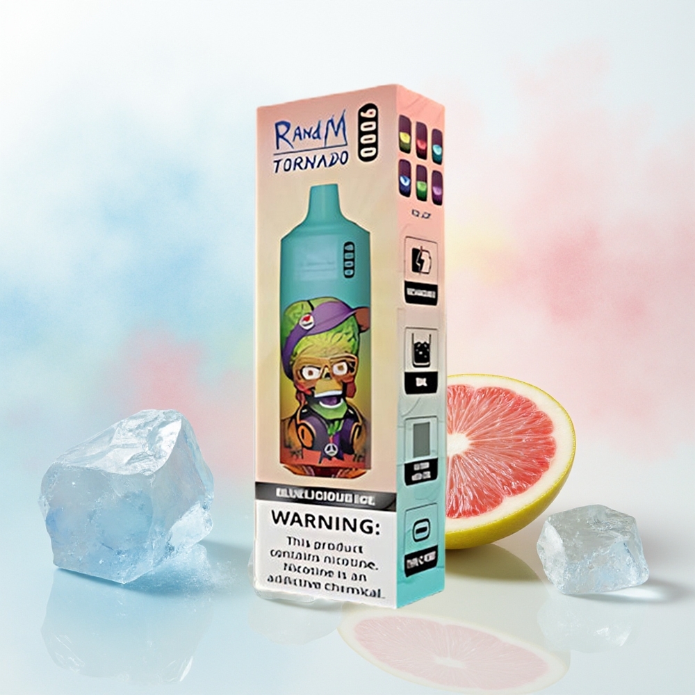 RandM Fumot Tornado 9000 Puffs Mėlynasis Ledas Wholesale Lithuania