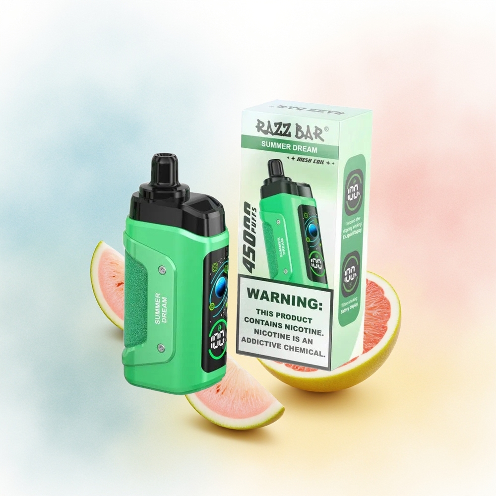 Razz Bar 45000 Puffs Adjustable Airflow Vasaros Svajonė Wholesale Lithuania