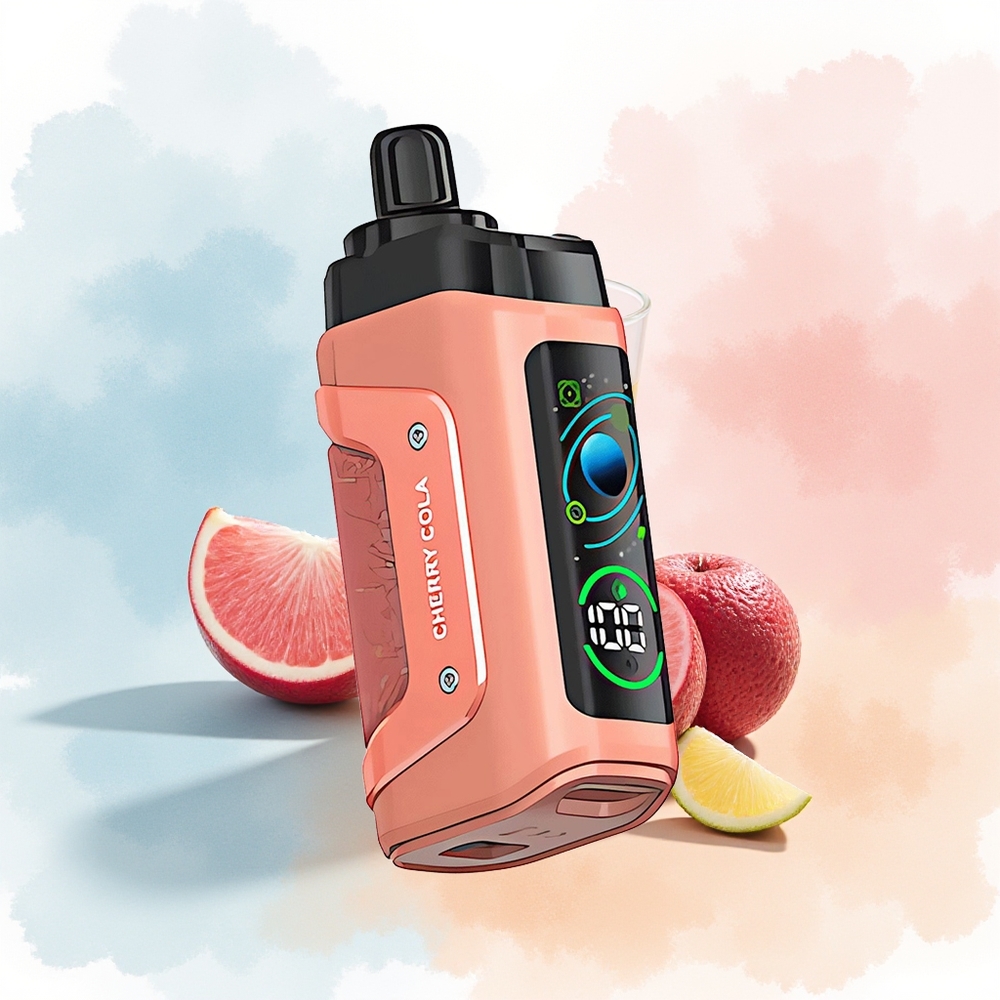 Razz Bar 45000 Puffs Adjustable Airflow Vyšnių Kolos Wholesale Lithuania