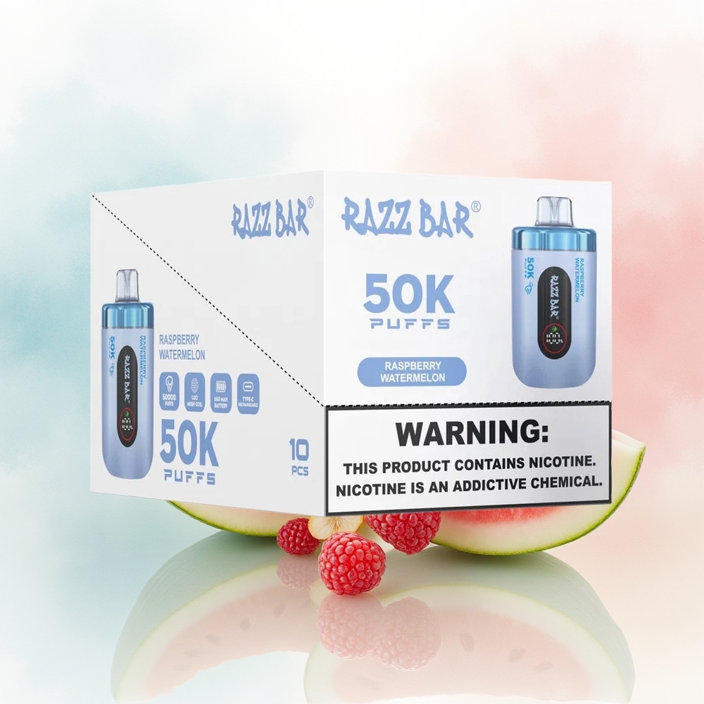 Razz Bar 50K Puffs 2% Type-C Avietė Arbūzas Wholesale Lithuania