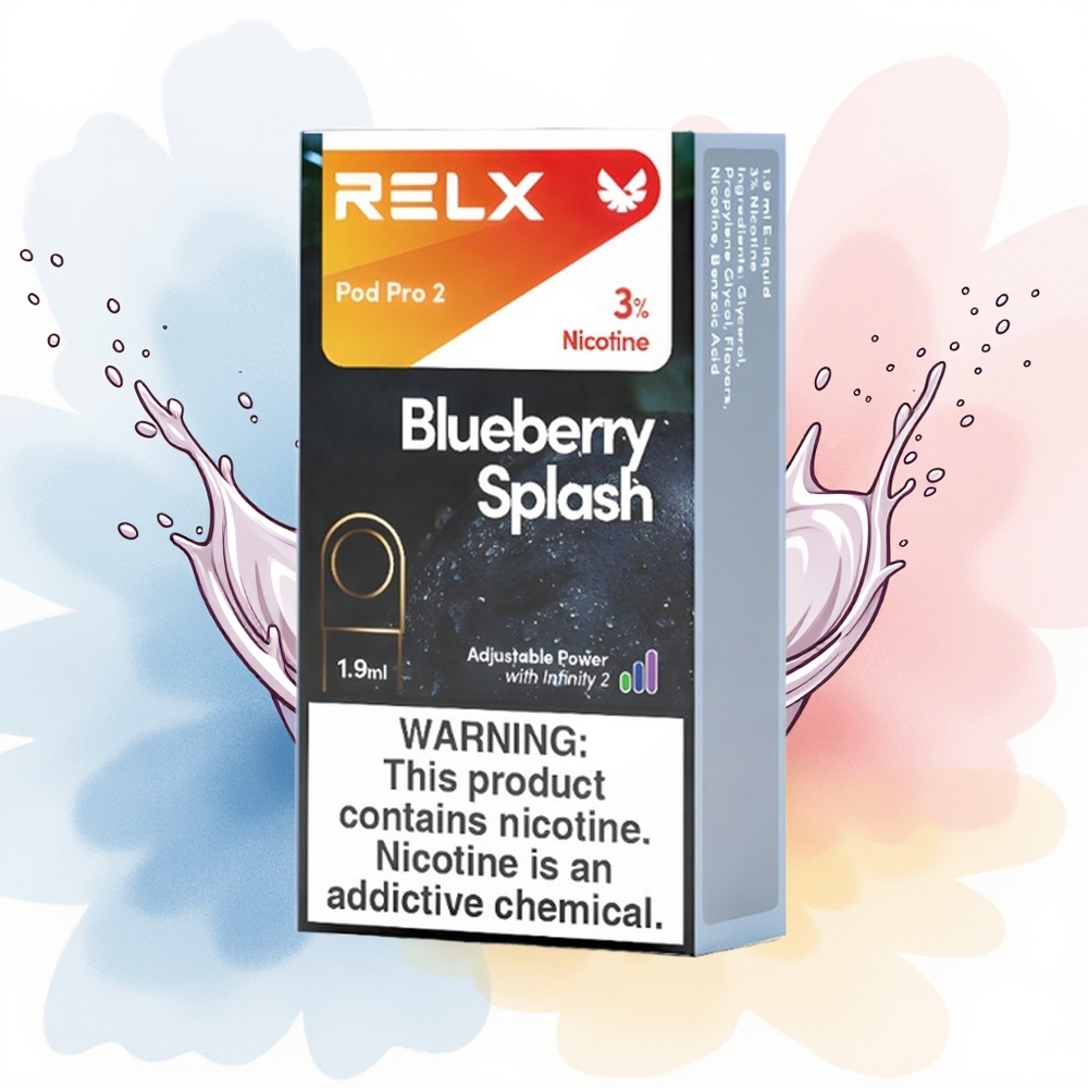 RELX Pod Pro 2 600 pūsų 1.9ml Mėlynų Uogų Skonis Didmeninė Prekyba Lietuva