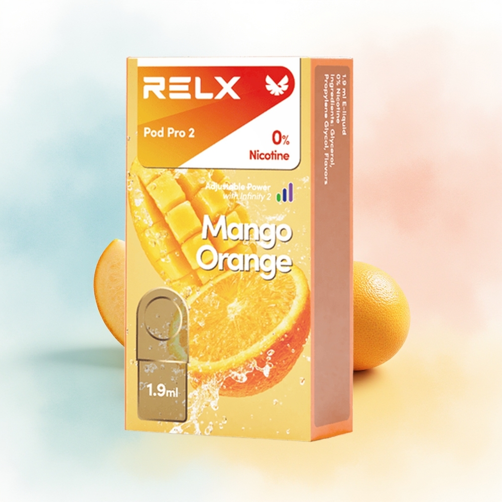 RELX Pod Pro 2 600 pūsų 1.9ml Mangas Apelsinas Wholesale Lithuania