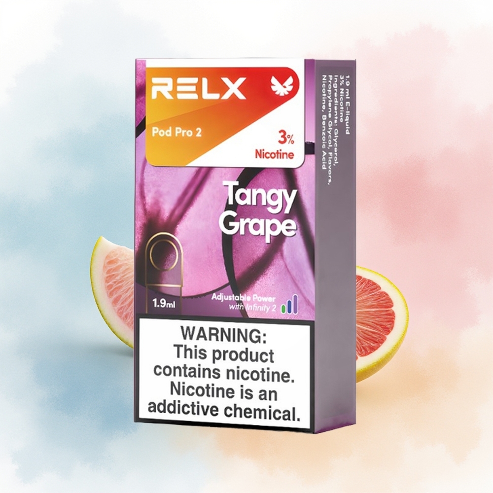 RELX Pod Pro 2 600 pūsmų 1.9ml Rūgštus Vynuogės Kombinacija Didmeninė Prekyba Lietuva