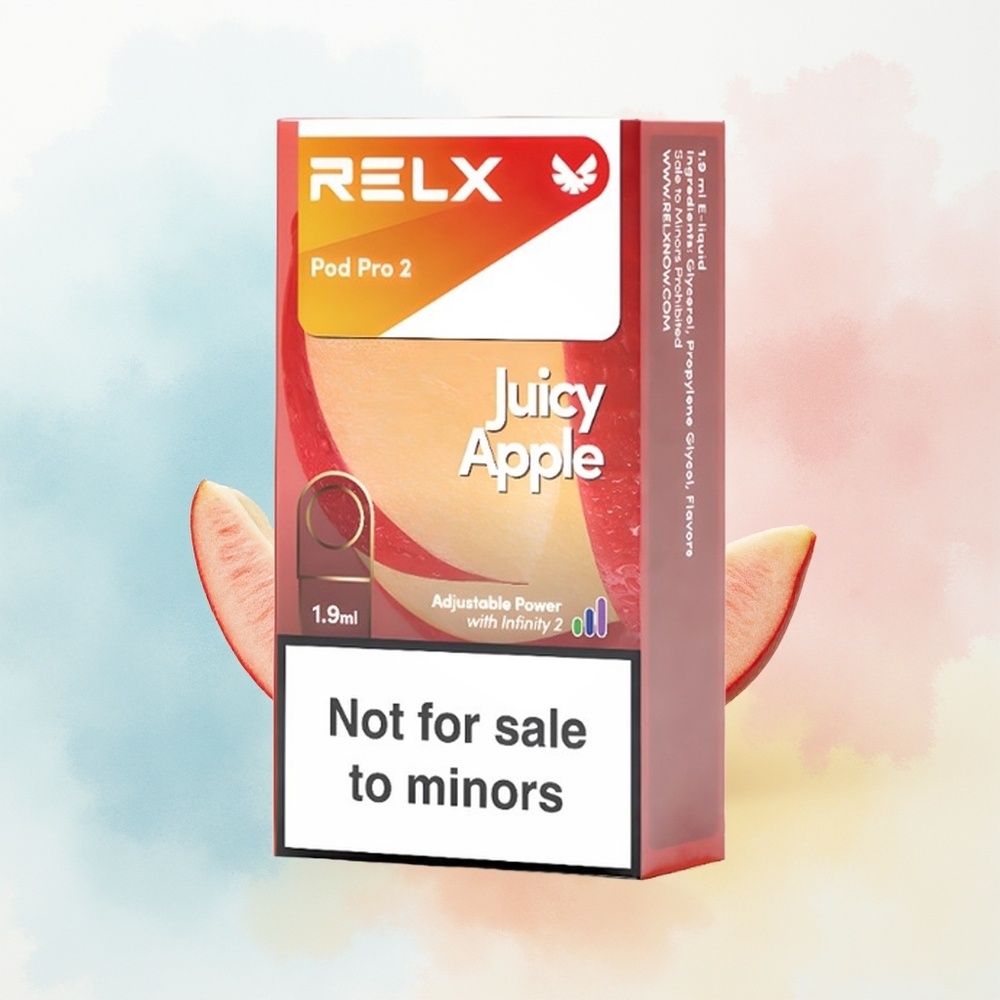 RELX Pod Pro 2 600 pūsmų 1.9ml Sultingas Obuolys Didmeninė prekyba Lietuva