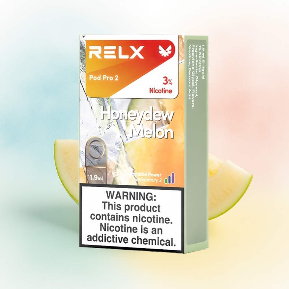 RELX Pod Pro 2 600 puffs 1.9ml Karpio Melionas Wholesale Lithuania