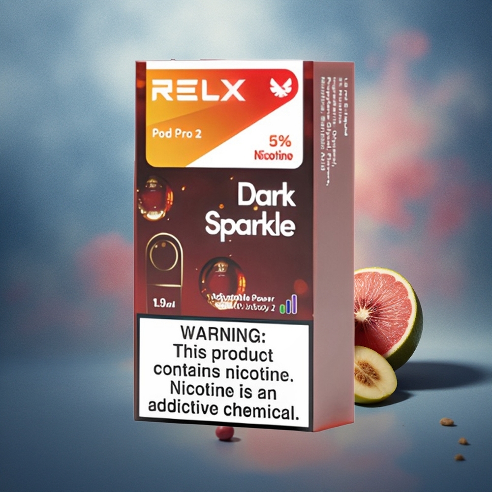 RELX Pod Pro 2 600 puffs 1.9ml Tamsus Žibėjimas Wholesale Lithuania