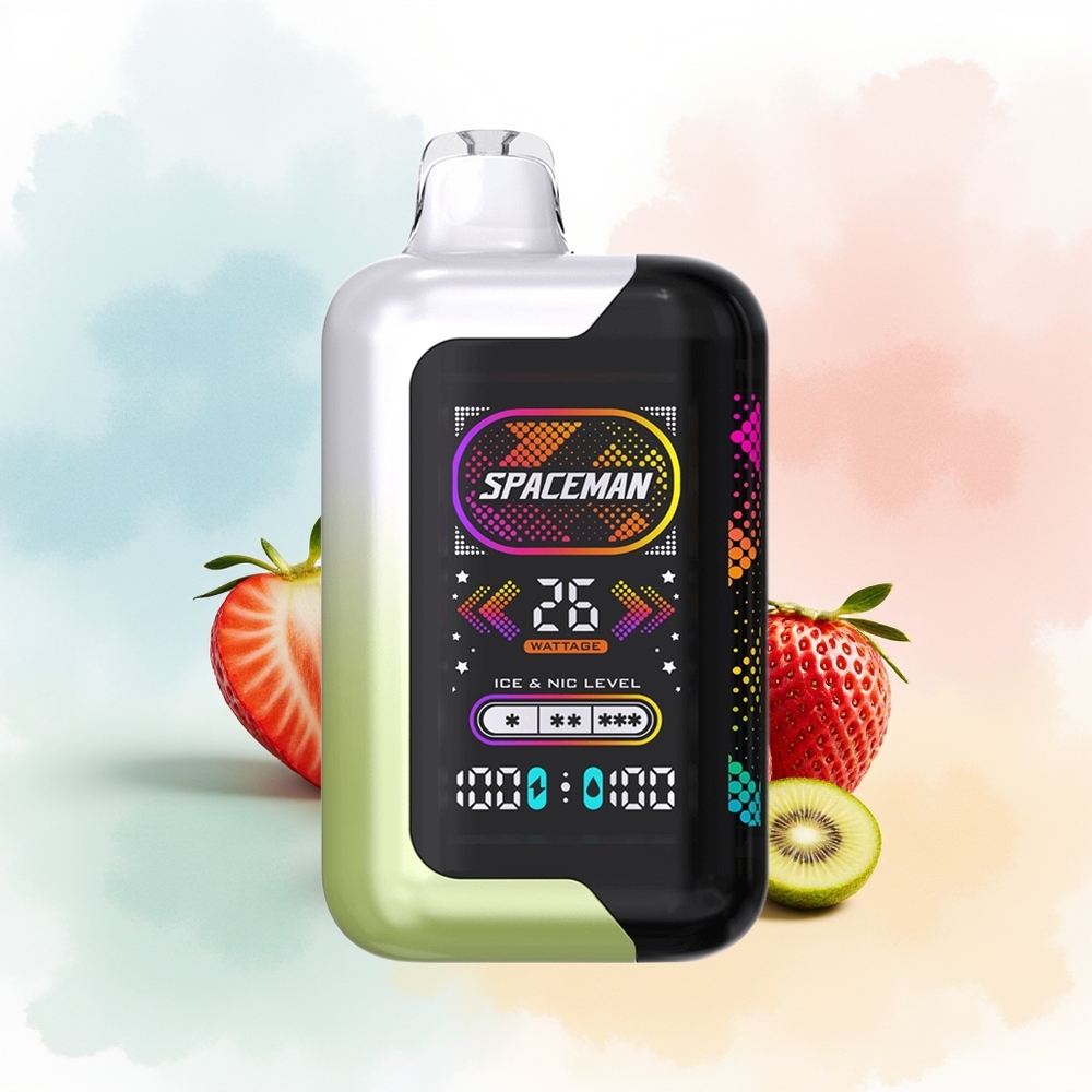 SMOK SPACEMAN SP40000 20ml 50mg Braškė-Kiwi Didmeninė Lietuva