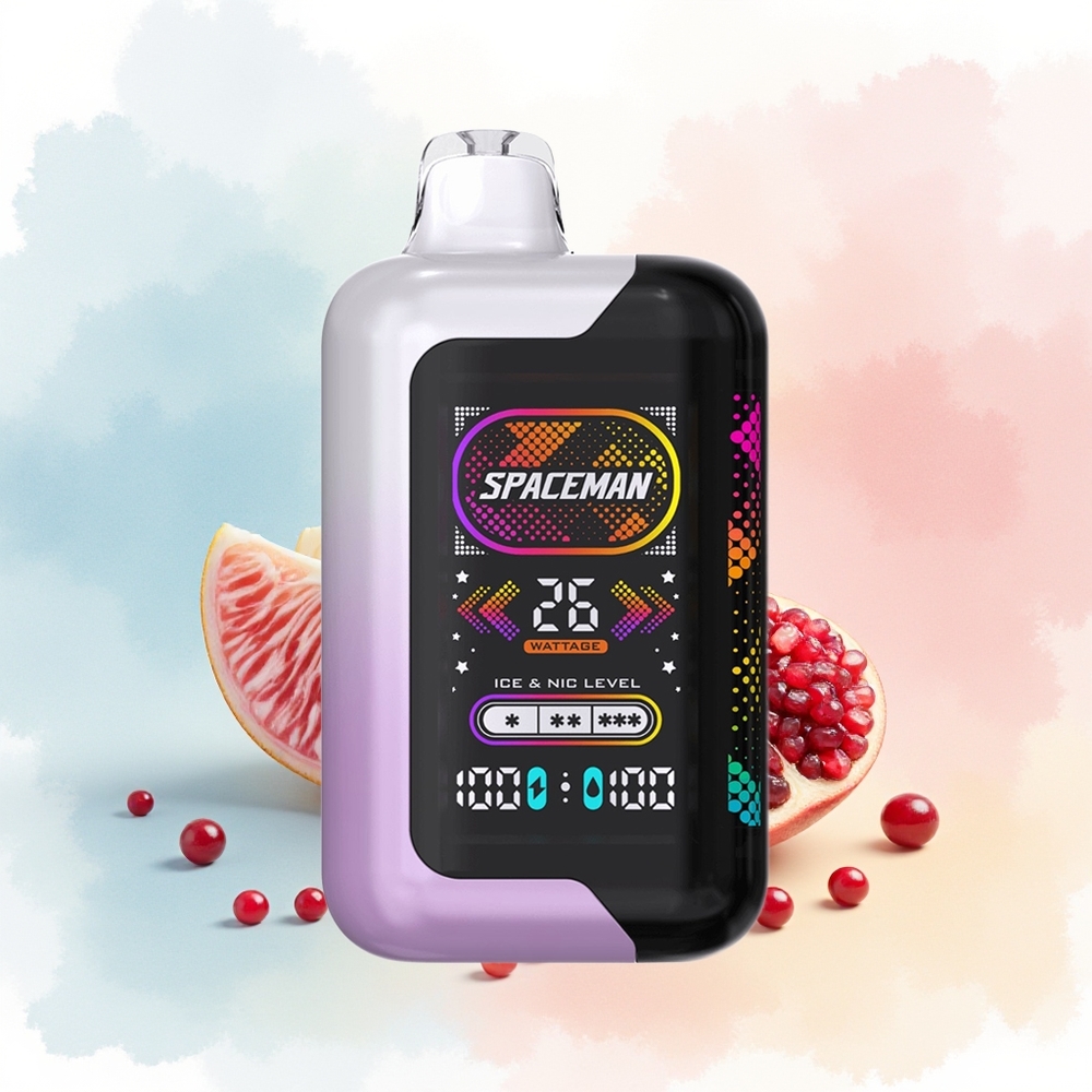SMOK SPACEMAN SP40000 20ml 50mg/ml Vyšnia Granatas Didmeninė Lietuva