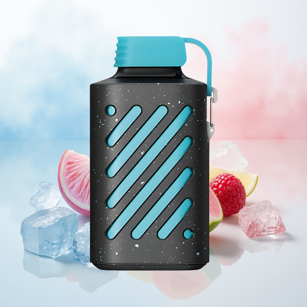 VOZOL GEAR 10000 Pūkų 20 ml Mėlynųjų Serbentų Ledas Lithuania Didmena