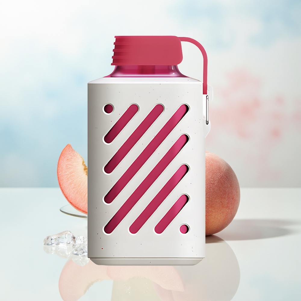 VOZOL GEAR 10000 Pūkų 20ml Persikų Ledas Lietuva Didmeninė Prekyba