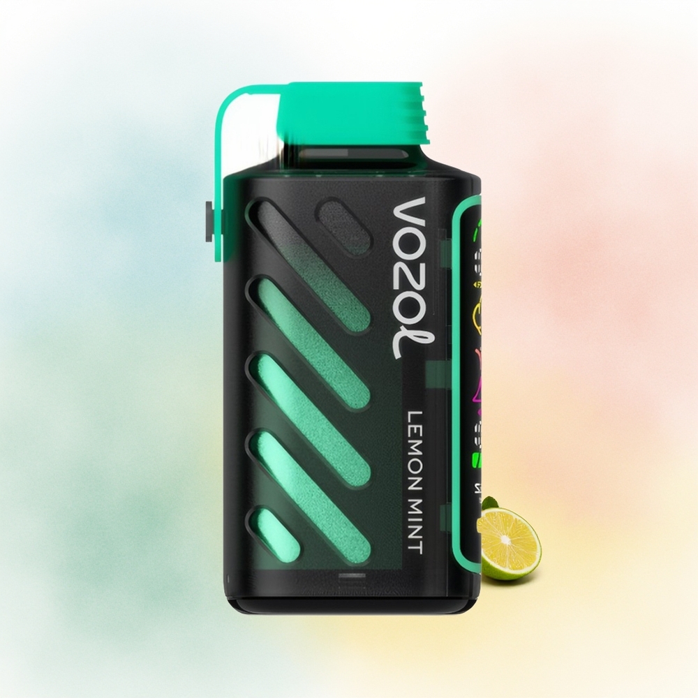 VOZOL Gear Power 20000 Puffs Dual Mesh Coil Citrina Mėta Didmeninė Prekė Lietuva