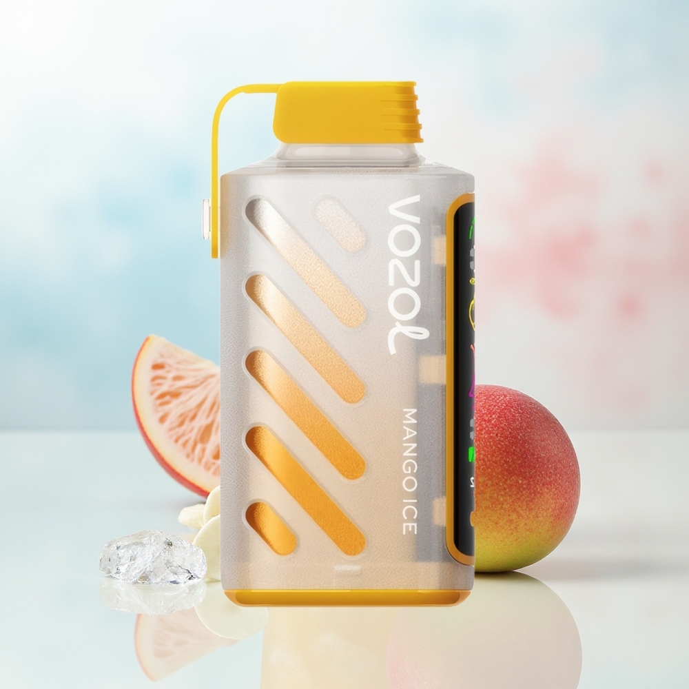 VOZOL Gear Power 20000 Puffs Dual Mesh Coil Mango Ice Didmenys Lietuva