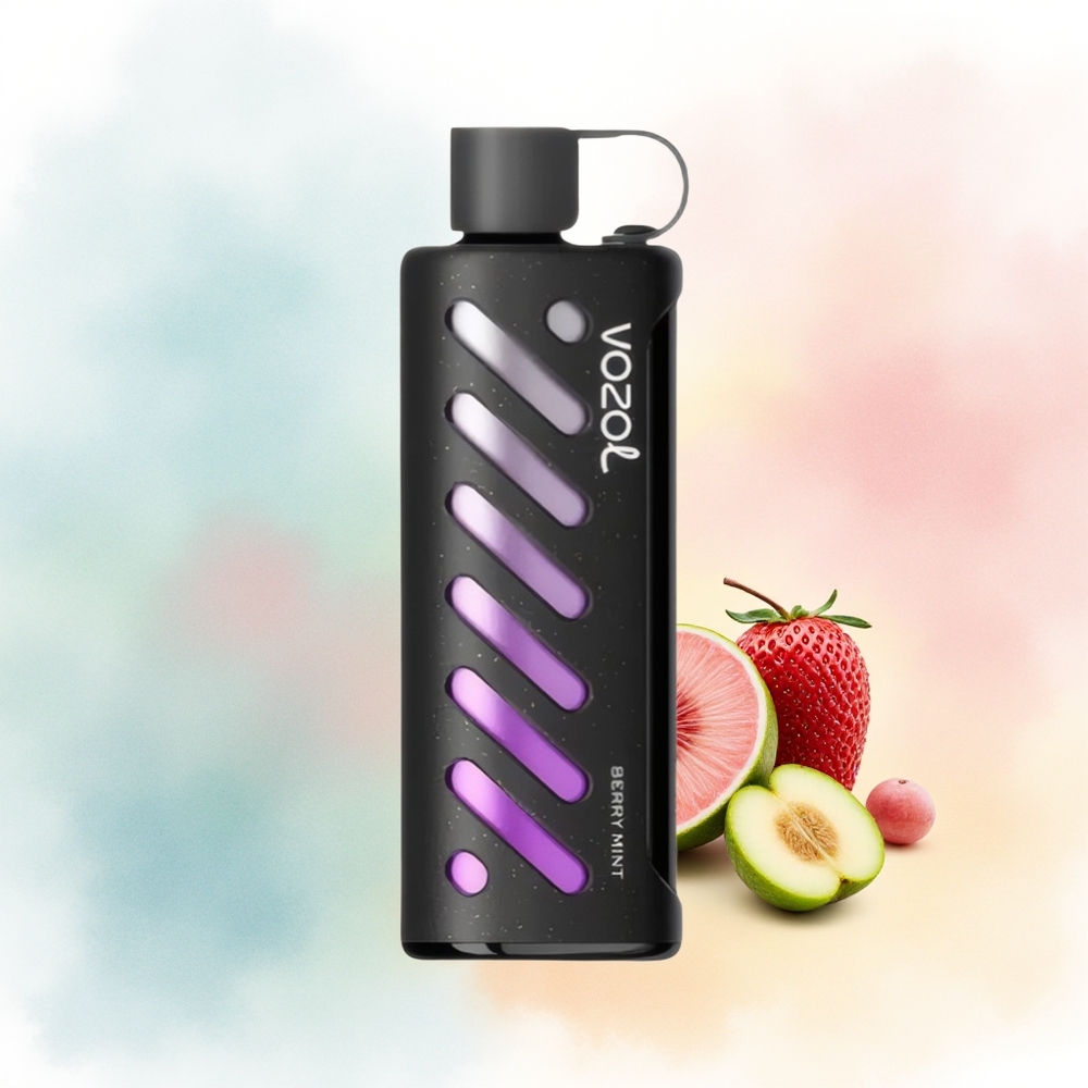 VOZOL Gear Shisha 25000 Puffs Dual Mesh Berry Mėta Didmeninė Prekė Lietuva