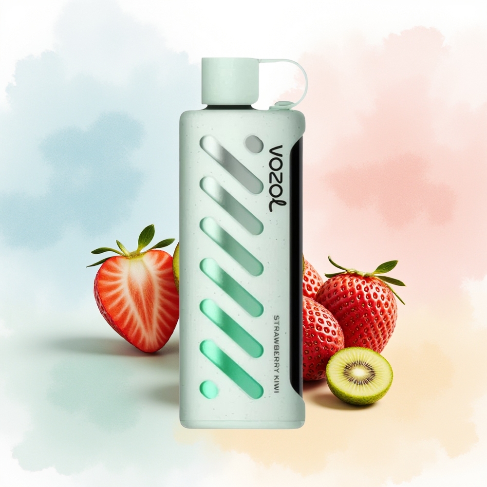 VOZOL Gear Shisha 25000 Puffs Dual Mesh Braškė-Kivis Didmeninė Lietuva