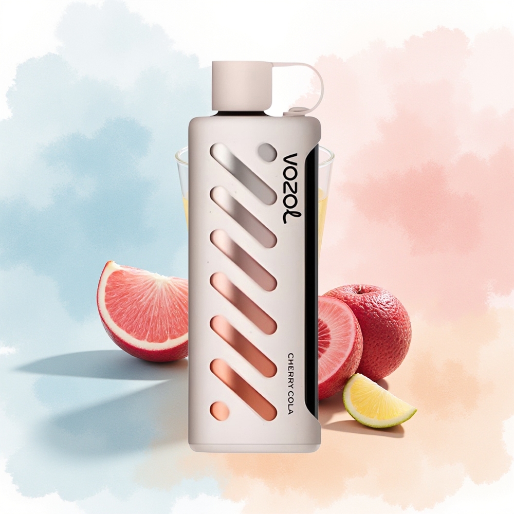 VOZOL Gear Shisha 25000 Puffs Dual Mesh Cherry Kolos Didmeninė Lietuva