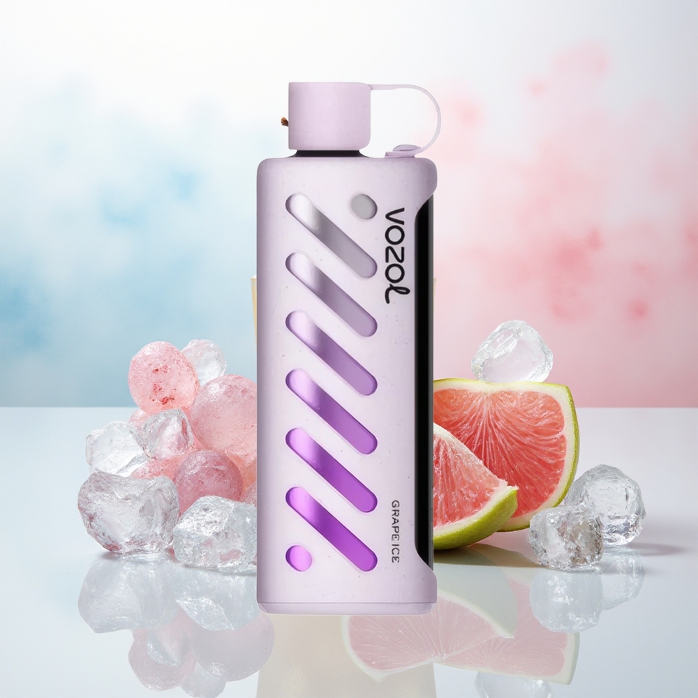 VOZOL Gear Shisha 25000 Puffs Dual Mesh S.i.L.C Tech Vynuogių Ledas Wholesale Lithuania