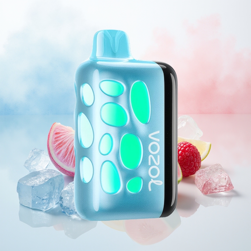 VOZOL RAVE 40000 Disposable 270 degrees Vibrant Glow Design 1000mAh Battery Capacity Mėlynųjų Aviečių Ledas Lietuvos Didmeninė Prekyba