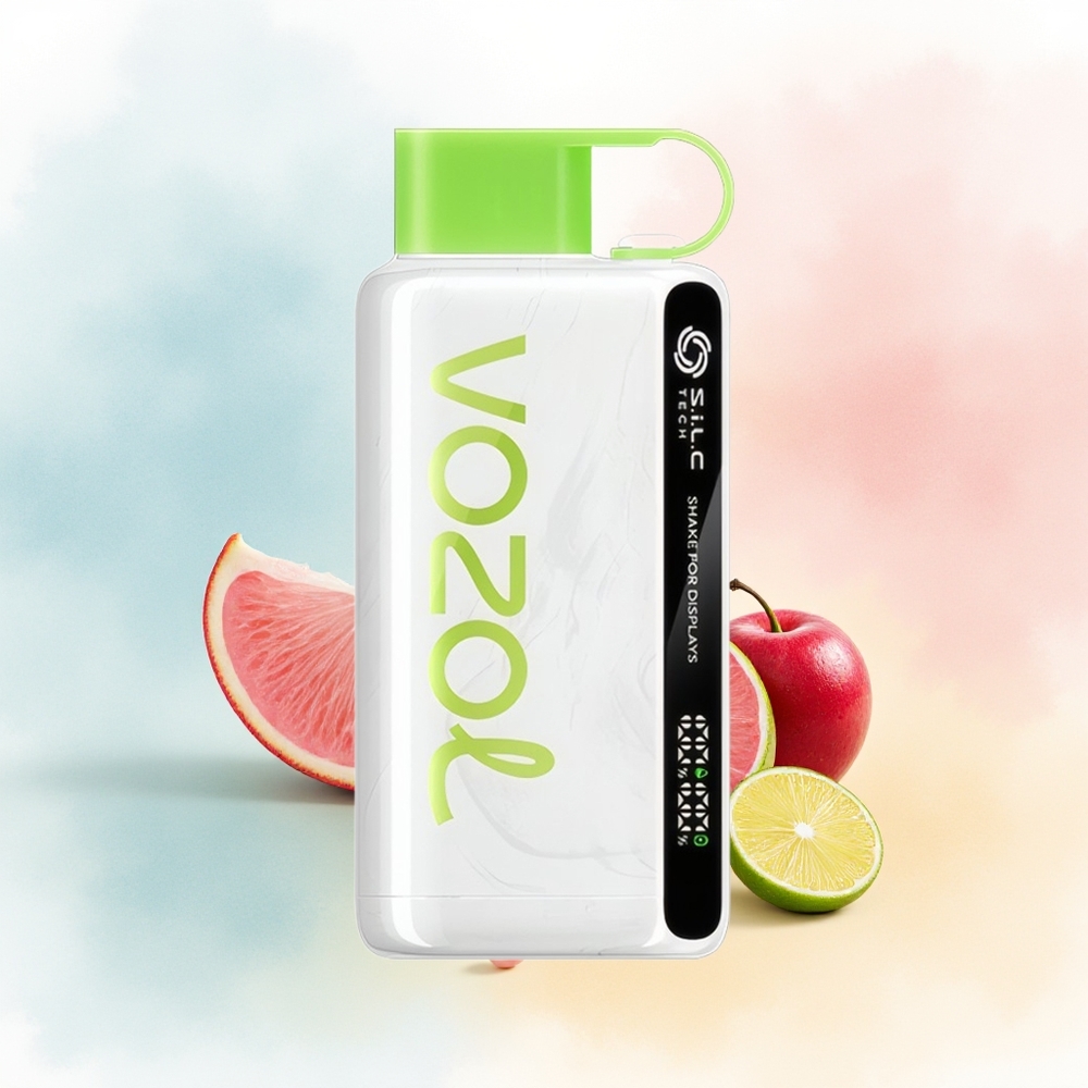 VOZOL STAR 9000/12000 0/20/50mg/ml 650mAh Vynuogės Citrinos Pūkų Lietuva Didmeninė Prekyba