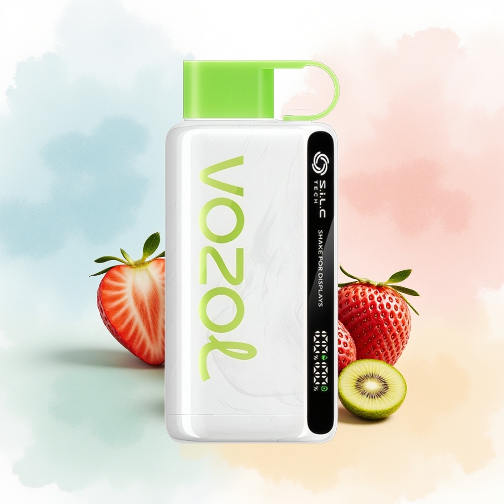 VOZOL STAR 9000/12000 650mAh S.i.L.C TECH Braškė Kiwi Didmeninė Lietuva