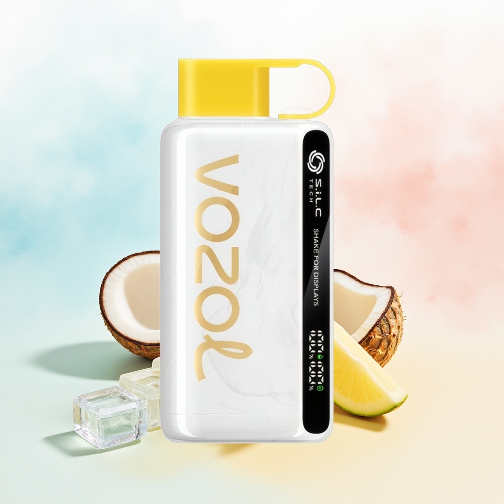 VOZOL STAR 9000/12000 Dūminamasis Vapas Ananasas Kokosas Ledas Su 650mAh Baterija Ir Greitesniu Įkrovimu Lietuva Didmeninė Prekyba