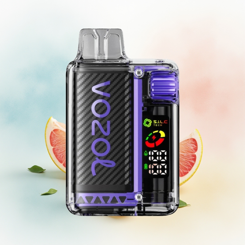 VOZOL Vista 20000 Puffs 650mAh S.i.L.C Tech Dual Mesh Coil Žalčiaragio Greipfruto Lithuania Wholesale