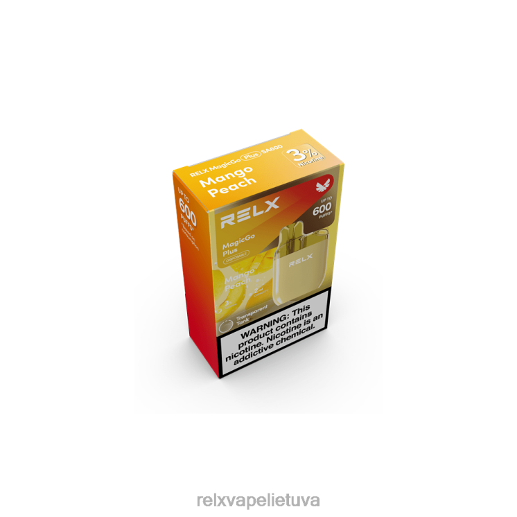 RELX Shop | RELX MagicGo plius sa600 mango persikas F8PPV56