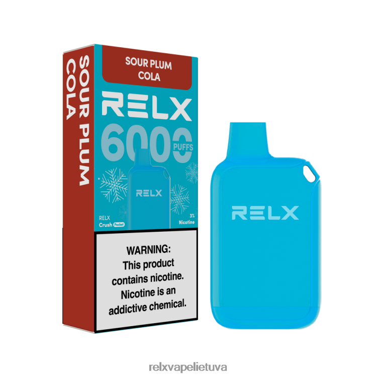 Order Relx Pods 8J288019 RELX Crush Pocket 6000 ledo rūgščiųjų slyvų kolos
